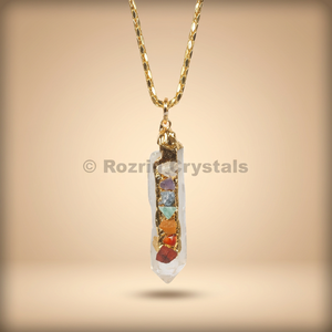 Nouveauté : Pendentif crayon en cristal de quartz Rozrin pour mariage et anniversaire, unisexe - Product Image 3
