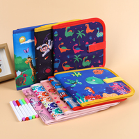 Jouets pour enfants écriture coloriage enfants effaçable doodle dessin craie d'eau et livre magique planche à dessin