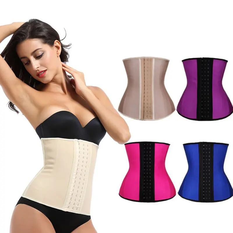 Donne Postpartum Sauna effetto Neoprene Body Shapers 3 cinturini dimagranti corsetto cintura da allenamento con 3 ganci a fila