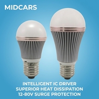 Ampoule LED E27 A45 A60 75V 12-60V B22 pour signalisation ferroviaire, éclairage de locomotives, lampe industrielle robuste, énergie solaire