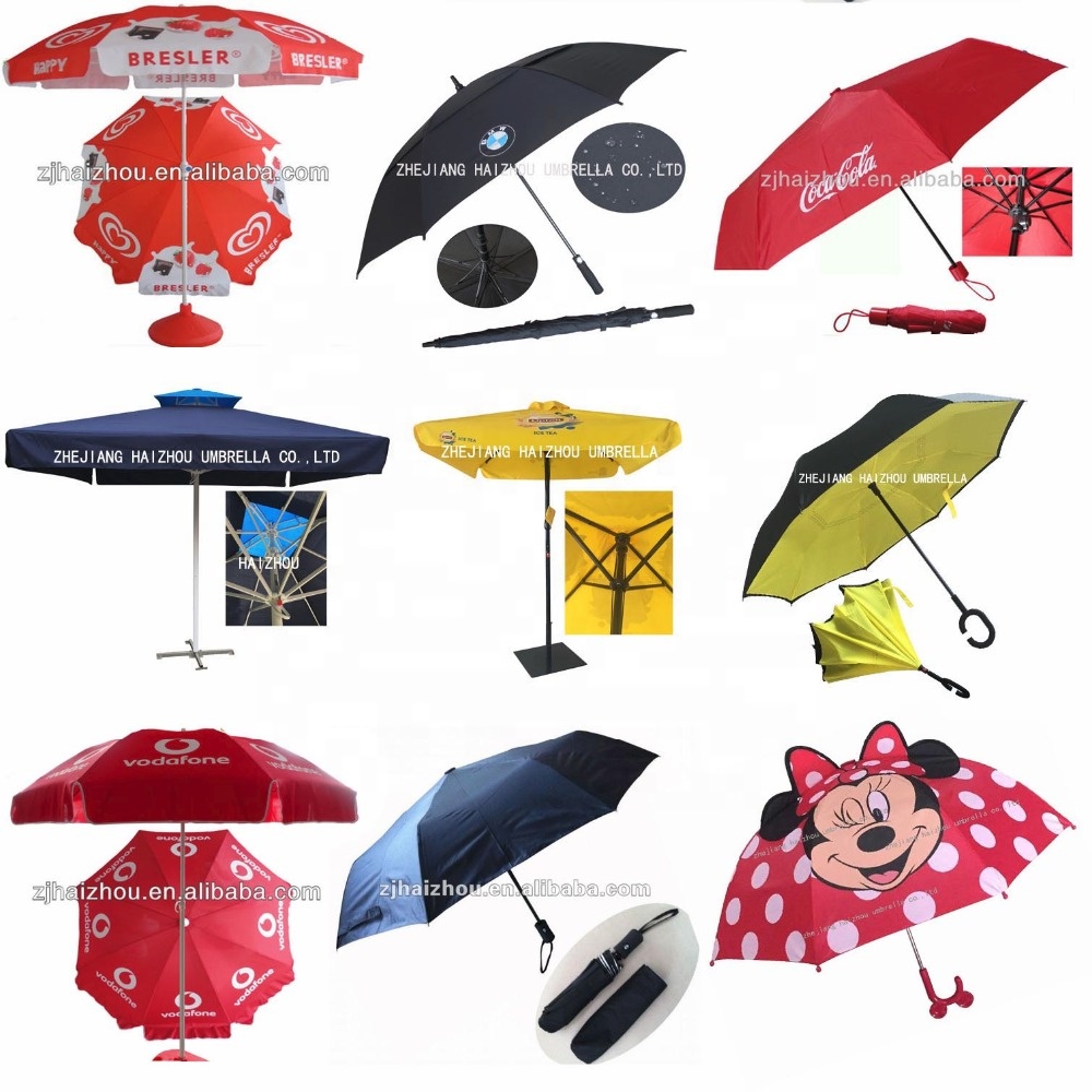 Fabrication chinoise de parapluie personnalisé, leader, avec qualité supérieure