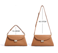 RZCK tas tangan kulit asli untuk wanita, tas tangan klasik, tas tangan kulit asli, Lychee, mewah, gaya Oriental, untuk wanita