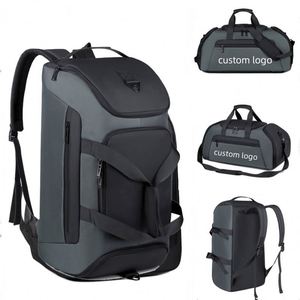 Custom Print Logo Waterproof Oxford Luggage Travel Bag <b>Large</b> Capacity Outdoor Travel <b>Backpack</b> Portable Sport Duffle Bag for Men - Product Image 1