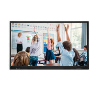 Tableau blanc interactif 4K de 65 pouces avec double système pour usage bureautique / salle de réunion