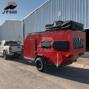 รถพ่วงพร้อมบ้านเคลื่อนที่ มินิ<span class=keywords><strong>คาราวาน</strong></span> รถพ่วงแบบมีล้อที่ 5 พร้อมสไลด์ OTR - Product Image 1