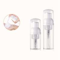 Bouteille distributeur à pompe en mousse plastique 30ml 50ml 60ml Désinfectant pour les mains Mousses Conteneur moussant liquide Pulvérisateur à pompe pour utilisation de shampooing