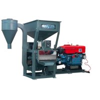 Moulin à riz diesel 1000 kg/h, production à haute capacité, alimentation automatique pour usine de traitement des céréales, machine commerciale de décorticage du riz