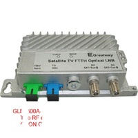 Récepteurs optiques double LNB satellite bande L pour TV par satellite, TV terrestre + LHCP et TV terrestre + RHCP, signal RF FTTH CATV