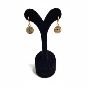 Orecchini pendenti autentici in ottone alla moda eleganti ed eleganti autentici orecchini in ottone - Product Image 2