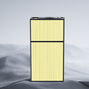 Futeng mỏng xách tay của người đàn ông có thể sạc lại Windproof nhẹ chống ẩm 20-Pack tích hợp trường hợp tùy chỉnh Laser khắc thuốc lá - Product Image 4