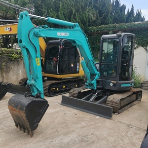 Miniexcavadora Kobelco SK55SR-3 usada en buen estado, piezas originales para movimiento de tierras - Product Image 1