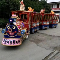 Tren Eléctrico para Parque de Atracciones, Tren Turístico, Tren Infantil para Centro Comercial, Mini Tren sin Rieles en Venta