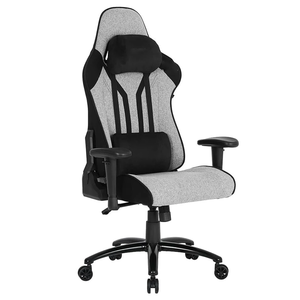 Chaise de jeu <span class=keywords><strong>gamer</strong></span> élégante et stylée en tissu gris, best-seller, nouvelle, <span class=keywords><strong>fauteuil</strong></span> de bureau OEM, chaise de jeu E-sports, capacité jusqu'à 130 kg - Product Image 1