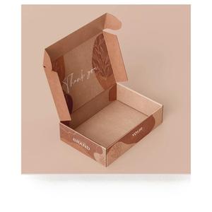 Cajas de papel corrugado cuadradas personalizadas con logotipo estampado de flores para el cuidado de la piel del <span class=keywords><strong>sushi</strong></span> Empanada envío/correo para tela de zapatos - Product Image 3
