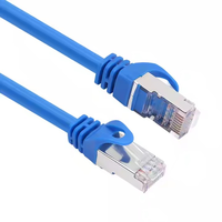 Harga grosir pabrik kabel Jumper RJ45 berlapis perak kawat CCA kabel Patch 5M CAT6 kabel jaringan Ethernet untuk penggunaan dalam ruangan