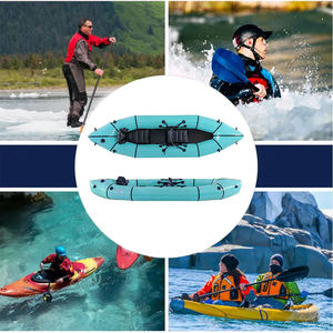 Canoë-kayak gonflable pour 2 personnes avec certificat CE 1-2 hommes Kayak gonflable avec combinaison étanche gratuite - Product Image 3