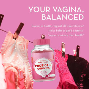 Biochealth Oem Vrouwen Probiotisch Supplement Spijsverteringsenzymen Vaginale Gummies Ph Balans Urinewegen Gezondheid Vitaminen - Product Image 5