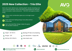 AVG 35mm-45mm Trio Lite นุ่มมากรู้สึกนุ่มมือหญ้าเทียมสวน amensagement paysager - Product Image 4