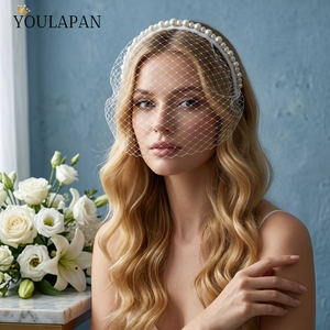YouLaPan VA11-W <span class=keywords><strong>Diadema</strong></span> <span class=keywords><strong>de</strong></span> Perlas Hecha a Mano <span class=keywords><strong>para</strong></span> Novia - Accesorio <span class=keywords><strong>para</strong></span> el Cabello <span class=keywords><strong>para</strong></span> Bodas y Fiestas - Product Image 5