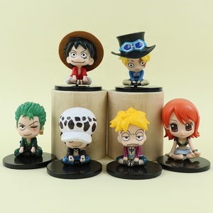 Hot Style Mini Figure Une pièce <span class=keywords><strong>Luffy</strong></span> et Zoro Personnage Modèle Jouet PVC Ornement Anime Figure - Product Image 2