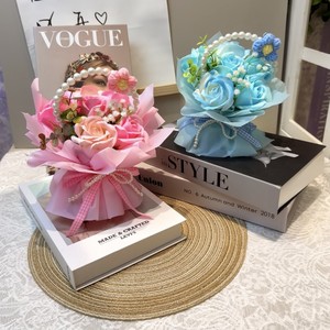 Cesta de Flores Pequeña de Lujo, Rosa Artificial de Seda, Diseño en Relieve, Regalo Duradero <span class=keywords><strong>para</strong></span> Parejas, Boda al Aire Libre - Product Image 3