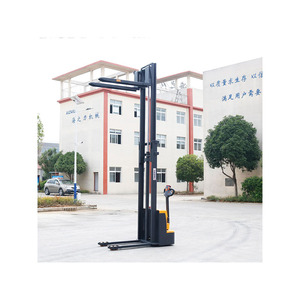 Haizhili tuttoterreno Walkie Stacker gru 1.5t 2m Pallet sollevatore di caricamento corona elettrico carrello elevatore Stacker - Product Image 3