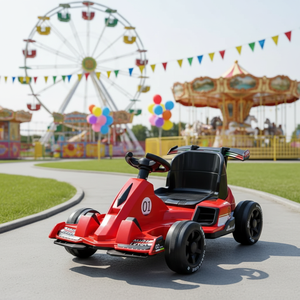 รถโกคาร์ทไฟฟ้าสำหรับเด็ก รถของเล่นสี่ล้อ รถดริฟท์ รถยนต์ไฟฟ้าสำหรับเด็ก สามารถขับได้ ผู้ใหญ่ก็ขับได้ รถดริฟท์โกคาร์ท ปลอดภัยและมั่นคง - Product Image 5