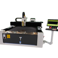 Découpeuse laser à fibre industrielle économique 3000W à plateau ouvert pour petite usine de traitement des métaux
