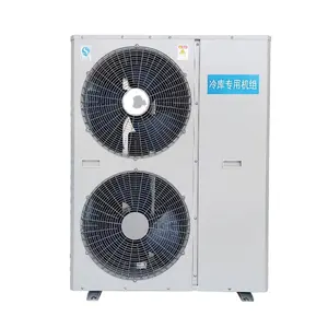 Unidade de refrigeração refrigerada a ar tipo caixa, máquina multifuncional de compressor de rolagem, unidade de condensação