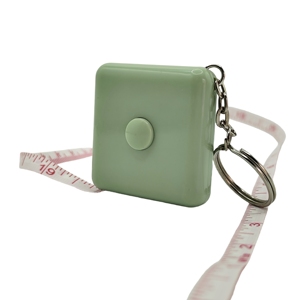 Màu Xanh Lá Cây Hình Vuông 1.5M Mềm Vải Vải Băng May Công Cụ <span class=keywords><strong>Mini</strong></span> Sợi Thủy Tinh Đo Băng - Product Image 6