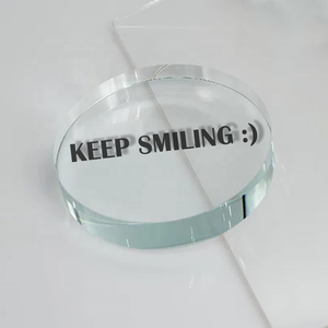 Benutzer definierte Acryl Rund block Acryl Blank Brief besch werer Acryl Brief besch werer Großhandel - Product Image 3