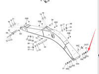 Pièces d'origine Hitachi 4067901 Joint anti-poussière de pivot de flèche Hitachi ZX200 ZX200-3 ZX200-3G ZX200-5A ZX220-6A Pièces hydrauliques pour excavatrice
