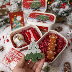 クリスマスのお土産、小さな贈り物、手作りの香り、クリスマスの香りキャンドル、ギフトボックス、卸売、ホリデーデコレーション - Product Image 1