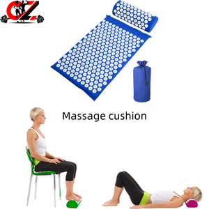 CZFIT Ensemble Tapis et Oreiller d'Acupression Éco-responsable, Tapis de <span class=keywords><strong>Yoga</strong></span> de Massage par Acupression à Pointes en Caoutchouc et Plastique, Vente en Gros - Product Image 1