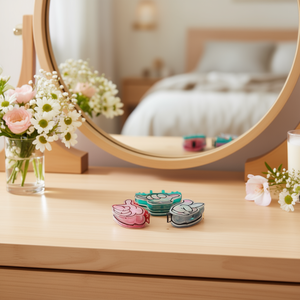 Mgc Nail Catcher Hair Clips Accessorio di moda in plastica da 12 cm per donna con design a forma di gesto della mano in stile cartone animato - Product Image 2