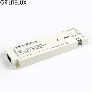 Fuente de Alimentación para Luz de Gabinete con Sensor 5 en 1, Controlador LED Inteligente de 12V/24V CC, Sensores Táctiles PIR para Puertas Simples y Dobles - Product Image 1