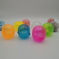 2025 Super septembre Gashapon jouet en plastique Capsule oeuf jouet promotionnel 6.5cm petite boule de Gacha en plastique pour distributeur automatique de Capsule