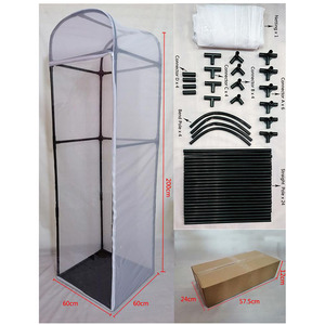 Usine En Gros Solide Motif PVC Cadre Jumbo Papillon <span class=keywords><strong>Cage</strong></span> Insecte Élevage Serre Reptile PVC Cages En Plastique Durable - Product Image 6