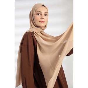 ผ้าคลุมไหล่ชีฟองสำหรับผู้หญิง ผ้าโพลีเอสเตอร์มิงค์สีพื้นยาว - Product Image 3