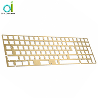 Clavier de jeu en aluminium et métal à rétroéclairage LED de 15 ans du fabricant Clavier mécanique en aluminium usiné CNC pour CSGO & PUBG