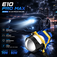 Phare de remplacement universel pour automobile, projecteur Bi-LED 3 pouces, haute luminosité, accessoires de phare LED