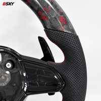 Volant en fibre de carbone forgé en gros pour Volkswagen Passat Golf Mk7 Mk8 GTI 7R MK7.5 Polo Tiguan Jetta GTI R 6 7 8 6R 8R