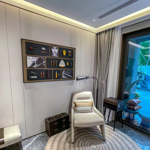 Décoration murale équestre pour la maison : Ensemble d'art paysager avec accessoires et photos, cadre en bois de luxe fait main, toile originale moderne - Product Image 6