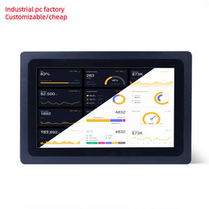 Vendita calda 15.6 "vince/android/linux Touchscreen tutto in uno Fanless incorporato pannello frontale Pc Ip66 impermeabile Computer industriale - Product Image 2
