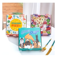 Boîte à pizza en carton ondulé personnalisée avec logo imprimé, pour emporter, 12 pouces, 33x33 cm, boîte à pizza carrée en papier pour emporter