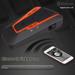 블루투스 인터콤 ABS 방수 헤드 마운트 무선 헤드셋이 장착 된 오토바이 헬멧 - Product Image 3