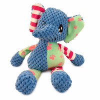 Jouet en peluche couineur pour chien, motif animal de dessin animé mignon, durable, pour le nettoyage des dents, à usage intérieur, idéal pour cadeau pour animaux de compagnie et vente en gros pour animaleries