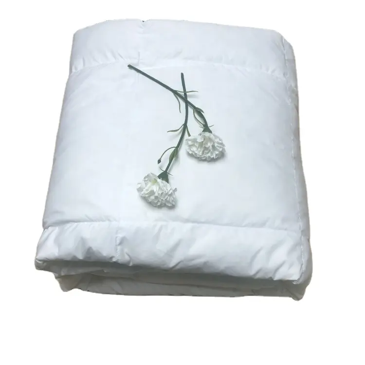 Toptan çin yorgan setleri tüy tasarım tam boy yorgan seti beyaz Polyester yorgan oeko-tex ile