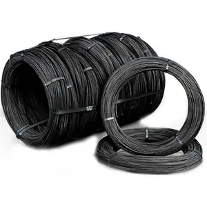 China supplier BWG 18 20 1.5mm carbon black iron wire 25kg roll in stock for building material