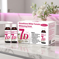 DUOZI Boisson Éclaircissante au Glutathion et à la Tomate Blanche 50mL x 8 Bouteilles Liquide Oral Antioxydant Éclaircissant pour la Peau pour Adultes